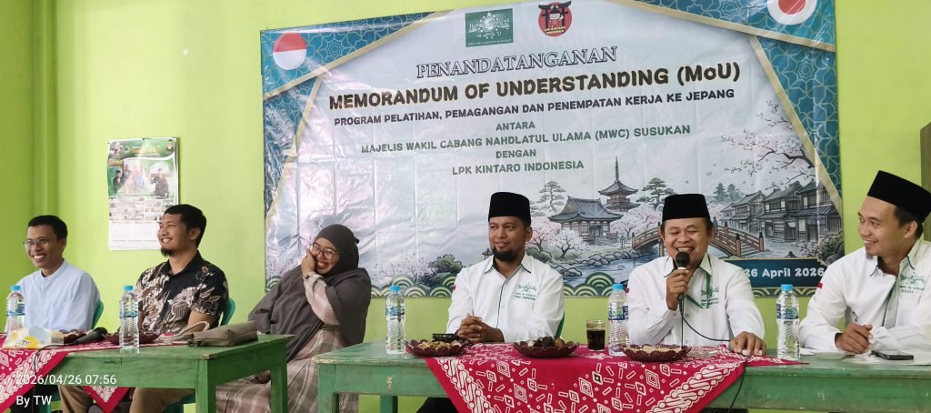 MWC NU Susukan Lakukan MoU Bersama LPK Kintaro Indonesia whatsapp image 2026 04 26 at 07.57.46